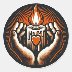 Halloween  ronde sticker