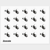 Halloween Ronde Sticker (Vel)