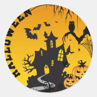 Halloween Ronde Sticker