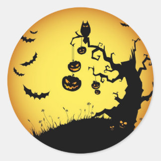 Halloween Ronde Sticker