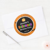 Halloween Ronde Sticker (Envelop)
