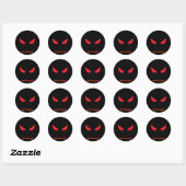 Halloween Ronde Sticker (Vel)