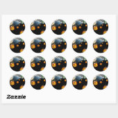 Halloween Ronde Sticker (Vel)