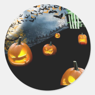 Halloween Ronde Sticker
