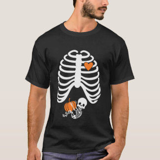Halloween Röntgenfoto Zwangerschap Verwacht Baby R T-shirt