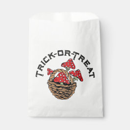 Halloween Rood Pet Paddenstoelen Bedankzakje