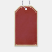 Halloween rood  vampier bloed label cadeaulabel (Achterkant)