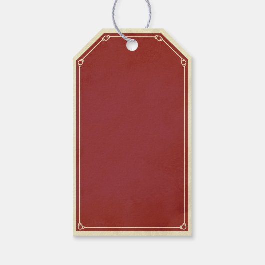 Halloween rood  vampier bloed label cadeaulabel (Achterkant)