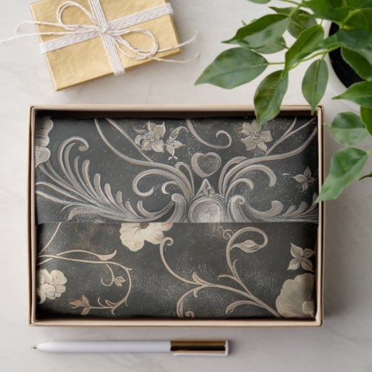  Halloween Roos Gothic Skeleton Decoupage Tissuepapier (Geschenk)