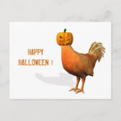 Halloween Rooster Briefkaart (Voorkant)