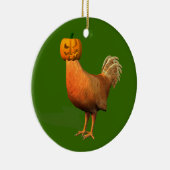Halloween Rooster Keramisch Ornament (Rechts)