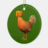 Halloween Rooster Keramisch Ornament (Links)