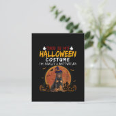 Halloween Rottweiler Grappig Hond Kostuum Liefhebb Kaart (Staand voorkant)