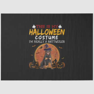 Halloween Rottweiler Grappige Hond Kostuum Liefheb Tissuepapier
