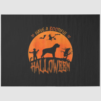 Halloween Rottweiler Hond Grappig Enge Kostuum Lov Tissuepapier