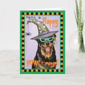Halloween Rottweiler Kaart (Voorkant)