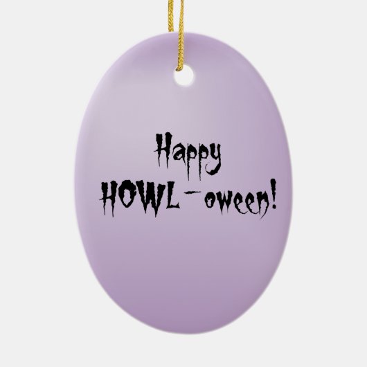 Halloween Rottweiler Keramisch Ornament (Achterkant)