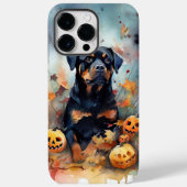 Halloween Rottweiler met pompoenen eng Case-Mate iPhone Case (Achterkant)