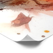 Halloween Rottweiler met pompoenen eng Poster (Hoek)