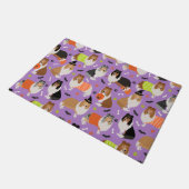 Halloween Rough Collie Doormat Deurmat (Schuin)