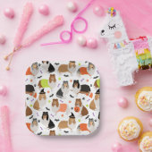 Halloween Rough Collie Paper Borden Papieren Bordje (Feest)