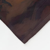 Halloween Rough Collie with Pumpkins Scary Fleece Deken (Hoek)