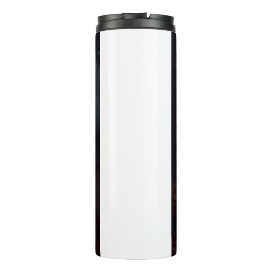 Halloween Rough Collie with Pumpkins Scary Thermosbeker (Achterkant)