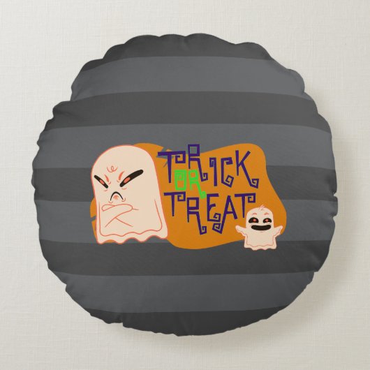 Halloween Round Pillow Rond Kussen (Voorkant)