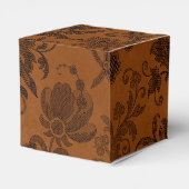 Halloween Royal Floral Damask Bedankdoosjes (Achterkant)