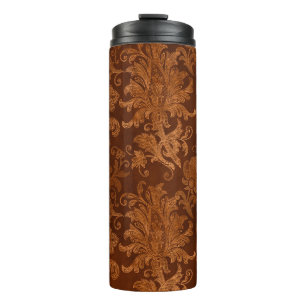 Halloween Royal Floral Damask Thermosbeker