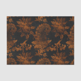 Halloween Royal Floral Damask Tissuepapier