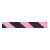 Halloween roze en zwart gestreepte Grosgrain Ribbo Grosgrain Lint (Voorkant)