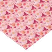 Halloween roze Schattige niet eng spook heks party Tafelkleed (Gekanteld)