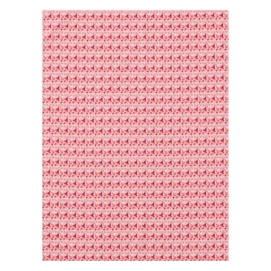 Halloween roze Schattige niet eng spook heks party Tafelkleed (Voorkant)