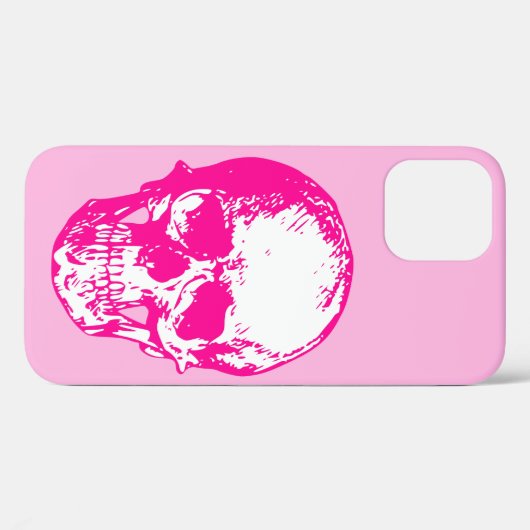 halloween roze schedel Case-Mate iPhone case (Achterkant (horizontaal))