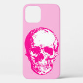 halloween roze schedel Case-Mate iPhone case (Achterkant)