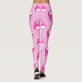 halloween roze schedel leggings (Achterkant)