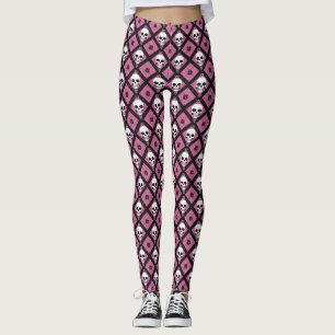 Halloween ROZE Schedel Schattige Leggings