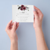 Halloween RSVP-kaart | Begroting Flyer (Hand)