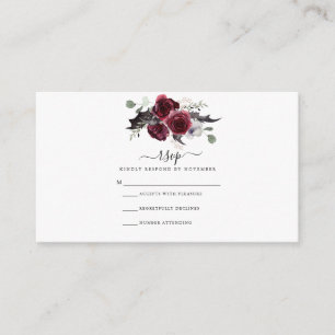 Halloween RSVP-kaart Informatiekaartje