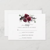 Halloween RSVP-kaart RSVP Kaartje (Voorkant / Achterkant)