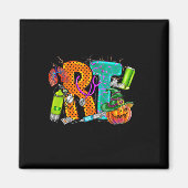 Halloween RT Respiratory Therapist spooky RT-pomp Magneet (Voorkant)