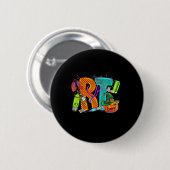 Halloween RT Respiratory Therapist spooky RT-pomp Ronde Button 5,7 Cm (Voorkant /achterkant)