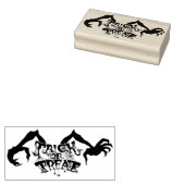 Halloween Rubberstempel (Gestempeld)