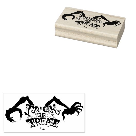Halloween Rubberstempel (Gestempeld)