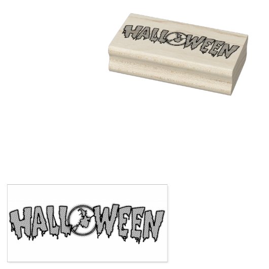 Halloween Rubberstempel (Gestempeld)