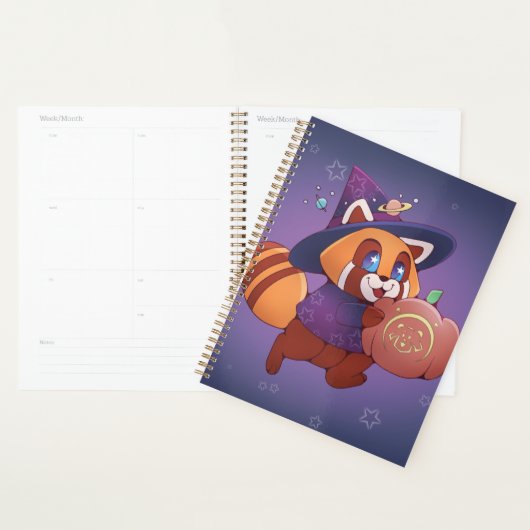 Halloween Ruimtepanda Planner (Display)