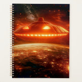 Halloween ruimteschip planner (Voorkant)