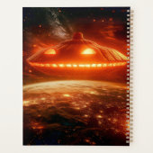 Halloween ruimteschip planner (Achterkant)