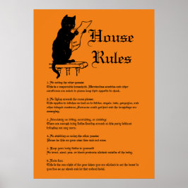 Halloween Rules Poster